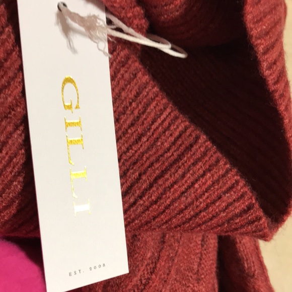 Gilli cable knit sweater dress with front pockets. NWT - Picture 7 of 7